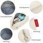 Gelory Custom Logo Zipper Pencil Case Bag Office College School Stationery Organizer Bag For Teens