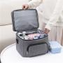 Insulated Portable Lunch Bag Thermal Insulated  Oxford Cloth Crossbody Handbags