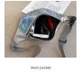 Fashion Multi Color Glitter Shoulder Chest Bag Ladies Laser Waist Bag Bling Sequins Fanny Waist Pack