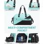 Discount Sale Large Capacity Waterproof 45L Sports Duffel Bag with Shoes Pocket Travel luggage Bags Weekender Overnight Handbags