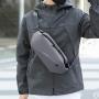 HR196 Fashion Men's Business Multifunctional Chest Bag Oxford Waterproof Letter Boy's Chest Bag Student Sports Outdoor Waist Bag