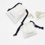 High Quality Brush Canvas Comb Bag Comb Packaging Pouch Small Drawstring Cotton Gift Jewelry Pouch