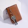 Custom Logo Luxury Leather Slim Wallet Credit Card Holder
