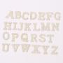 Custom Design Alphabet Patch Letter Initial Glitter Bling Pearl Letter Patch