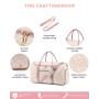 LOVEVOOK wholesale quilted carry on bags 2pc travel organizer bag set custom women travelling gym weekender luggage travel bag