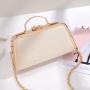 High end small square women's shoulder bags hand bag female chain evening bags with flower
