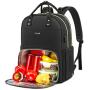 LOVEVOOK Fashion quilted high capacity backpack cooler bag for breast milk, kids, mums camping travel backpack lunch bags