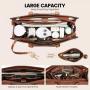 LOVEVOOK New Stylish 15.6 In Laptop Bag Vintage Leather Work Tote Waterproof Business Bag Office Briefcase 2pc handbag for Women