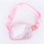 Keymay New Design RTS Low MOQ 5 Colors Clear PVC Cell Phone Purse Crossbody Bag Bum Bag Waterproof Clear Fanny Pack Waist Bag