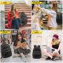 LOVEVOOK 2pc/set Stylish Custom luxury vegan faux PU Quilted Mini Laptop Bag Fashion School Travel Backpacks Purse for Women