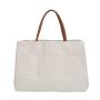Korean Women 2024 New Canvas Single Shoulder Bag Large Capacity Shopping Bag Tote Bags