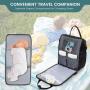 Waterproof Stylish Travel Diaper Backpack Multifunction Large Nappy Bag with Changing Pad & Pacifier Case mummy baby diaper Bag
