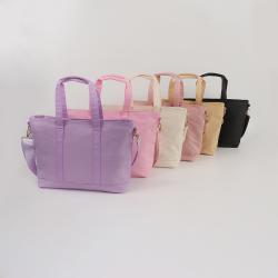 New Year Gifts New Tote Bag Large Capacity Hot Selling Nylon Tote Bags Multi Color Stock Nylon Handbag