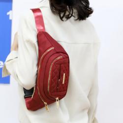 Wholesale Custom Logo Travel Hiking Fanny Packs Vegan Chest Crossbody Bum Sling Bags For Women