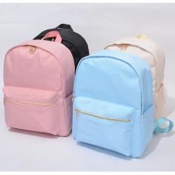 Adorable Patch Lightweight Classic Basic Waterproof Casual Backpack Kids School Bags with Bottle Side Pockets School Backpack