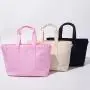 Keymay USA Warehouse High Quality Popular Multiple Colors Available  Free Shipping  Beach Tote Summer Fringe Canvas Tote Bag