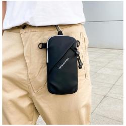 HR323 New Men's Multi-functional Fitness Wrist Bag Leisure Oxford Cloth Letters Waist Bag Men's Outdoor Sports Portable Arm Bag