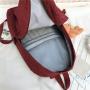 SC047 Students Simple Corduroy Backpack Korean Version School Bags Girls Lightweight Casual Daypack ins Student Backpack