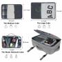 KBW744 Travel Backpack Personal Item Carry On Backpack with 3 Packing Cubes Airline Approved Water Resistant Luggage Laptop