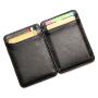 CUIKCA Magic Wallet Thread Unisex Wallet Purse Magic Money Clip Elastic Band Slim PU Leather Wallet Business ID Credit Card Case