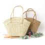 New straw woven women's portable beach bag sac main femm sac