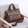 Factory Direct Wholesale Maletin Briefcase Men Vintage Laptop Briefcase Custom Casual Messenger Briefcase Leather