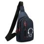 Wholesale Custom Luminous Logo Crossbody Bag Fashion Outdoor Sports Casual Shoulder Chest Bag