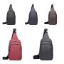 HR408 New Shoulder Waterproof Casual Men's Bag Crossbody Outdoor Cycling Chest Bag Durable Daily Chest Earphone Hole Bag