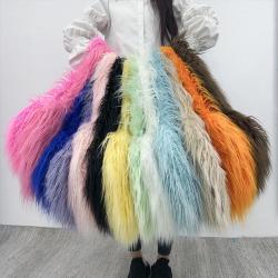 CCF705 Trendy Luxury Heart Bags Ladies Shoulder Bag Faux Fur Womens Tote Bags Cute Crossbody Handbag For Girl