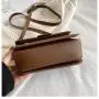 Customized Logo Bolsos De Mujer Solid Color Leather Bags Custom Logo Handbag Crossbody Bag