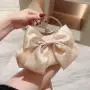 Satin Bowknot Cloth Fashion Women Clutch bag Wedding Bride Temperament Handbag Purse