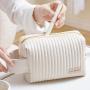 ZX072 Travel Zip Pouch Cosmetic Makeup Bag Travel Cosmetic Bag Organizer Cream Cake Pu Travel Makeup Bag Women Organizer