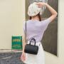 Wholesale Korean ladies small women bags embroidered diamond pillow shoulder bag 2024 new niche cylinder handbag