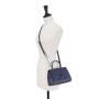 2023 New Trend Eco-friendly Leather Custom Violet Large Capacity Women's Purse Ladies Handbag Elegant Cross Body Bag
