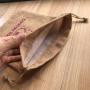 Reusable Custom Logo Burlap Hessian Jute Pet Dog Food Gift Bag Dog Food Packaging bag Burlap Hessian Jute Pet Dog Pouch
