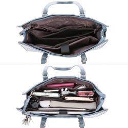 LOVEVOOK top sale fashion 2pcs office lady computer tote bags 15.6 large Capacity shoulder bags custom women laptop bags tote