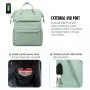 LOVEVOOK custom 15.6 17in computer bags large capacity office work quilted university travel laptop backpacks bag for women