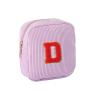 New Arrivals Top Quality Factory Wholesale Custom Corduroy Lavender Cosmetic Bags Set Make Up Travel Bag Pencil Pouch