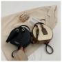 Fashion crossbody small round bag women's spring Gelory new fashion retro handbag shoulder bag