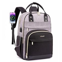 LOVEVOOK Fashion Travel Work Anti-theft Bag with Lock Backpacks Purse College School Student Bookbag Laptop Backpack for Women