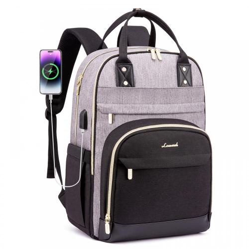 LOVEVOOK Fashion Travel Work Anti-theft Bag with Lock Backpacks Purse College School Student Bookbag Laptop Backpack for Women