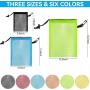 Wholesale Nylon Mesh Drawstring Bag With Clips For Swimming Collecting Toys Laundry Sports Gym Beach Travel