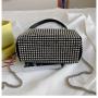 Crossbody Bags for Women  luxury Bling Diamond purse Mini Top Handle Handbag Chain Clutch for Party
