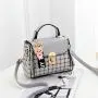 KBW045 2023 Plaid Handbag High Quality Women Bag New PU Diagonal Small Square Bag Fashion Single Shoulder Crossbody Bag