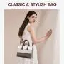 LOVEVOOK New Style Leather Tote Female Luxury Handbag Lady Fashion Casual Shoulder Bag Crossbody Messenger for Women