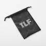 Custom Logo Printed Nylon Mesh Cosmetic Bag Black Golf Ball Mesh Bag Mesh Soap Packaging Pouch
