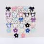 Stick On Chenille Stickers Self Adhesive Varsity Bowknot Flower Butterfly Patch DIY Chenille Patch Chenille Embroidery Patches