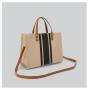 Cross-Border Korean Version Of Women'S Briefcase Celebrity Professional Simple Fashion Large Capacity Canvas Bag