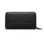 Top Quality Double-deck Long Mens Purse Male Clutch Genuine Leather Zipper Wallet