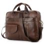 XL346 Genuine Leather Message Bags Men's Business Durable Laptop Bags Practical Simple Shoulder Bag Customized Logo Beiefcase